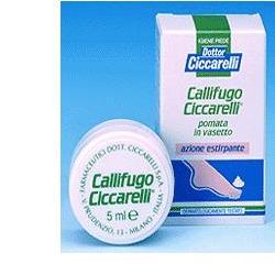 ciccarelli callifugo in pomata per estirpare calli igienepiede confezione in vaso da 5ml ciccarelli ean 8002140124020