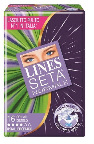 fater femcare lines seta normale con ali x 16 lines ean 8001480007840