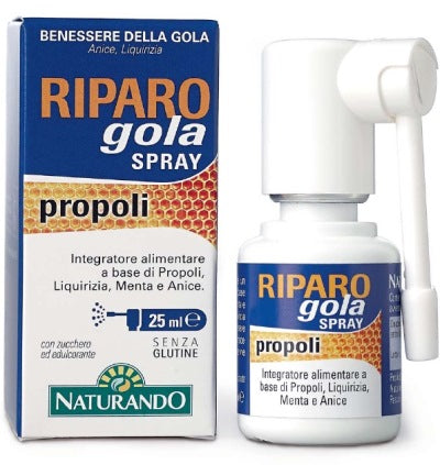 naturando riparo gola spray 25 ml naturando ean 8013107042080