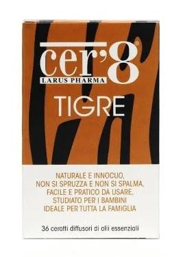 larus cer8 tigre cuscinetto adesivo 36 pezzi cer8 ean 8027808000430
