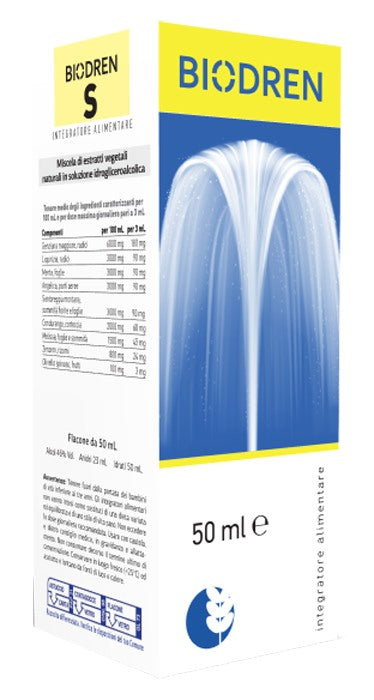 biogroup biodren s soluzione idroalcolica 50 ml biogroup