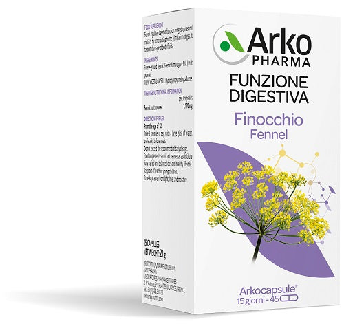 arkofarm arko capsule finocchio 45 capsule arkofarm ean 3578831410352