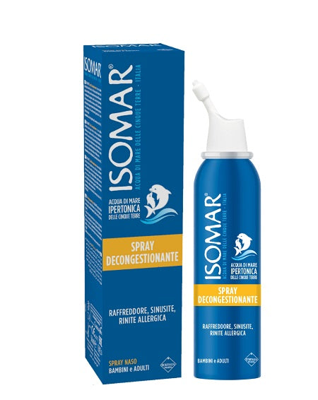 euritalia isomar naso chiuso soluzione acqua di mare ipertonica per decongestione naso chiuso 50 ml isomar ean 8017045008306