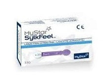 sanofi diagn lancette pungidito mystar sylkfeel lancets 33 gauge 25 pezzi mystar