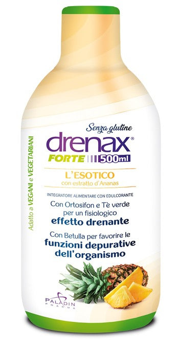 paladin pharma drenax forte lesotico con estratto dananas 500 ml drenax ean 8052049550482