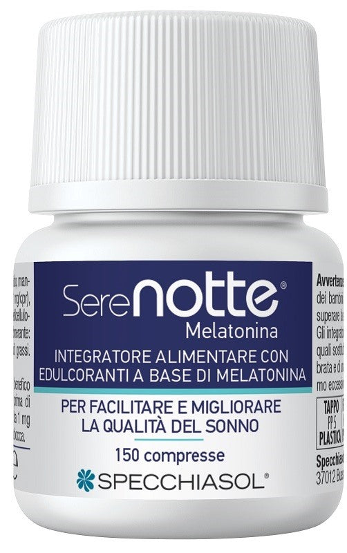specchiasol named serenotte melatonina 1 mg 150 compresse specchiasol ean 8002738886811