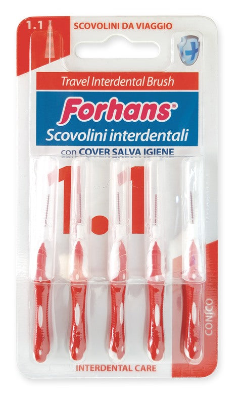 uragme forhans travel interdental brush 11 forhans ean 8002185771517