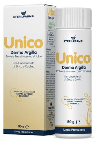 steril farma unico dermo argilla polvere senza talco 50 g sterilfarma
