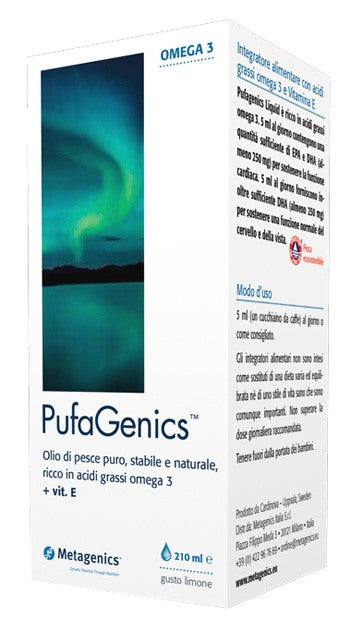 metagenics belgium pufagenics liquid limone 210 ml ean 5400433180730