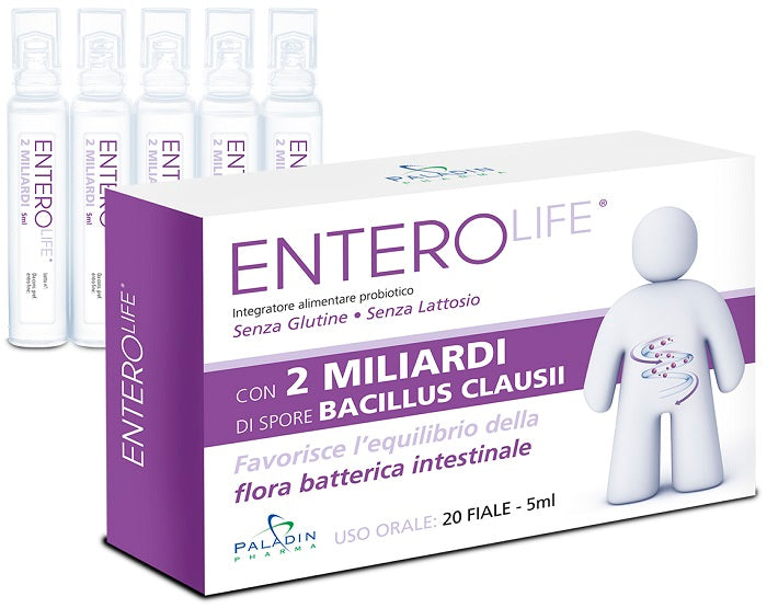 paladin pharma enterolife 2 miliardi 20 fiale da 5 ml ean 8052049550055