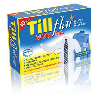 perfetti van melle till flai assorbenti ascellari nuovo adesivo 10 pezzi lycia ean 8002340036086