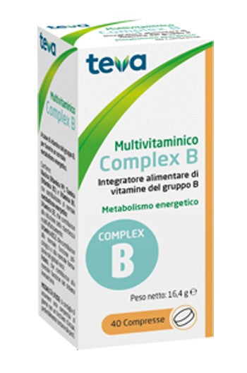 teva italia ch multivitaminico complex b teva 40 compresse 164 g teva