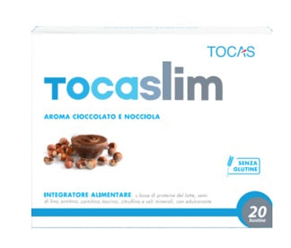 ph shop tocaslim crema di cioccolato e nocciola 20 buste da 18 g ean 8056157940012