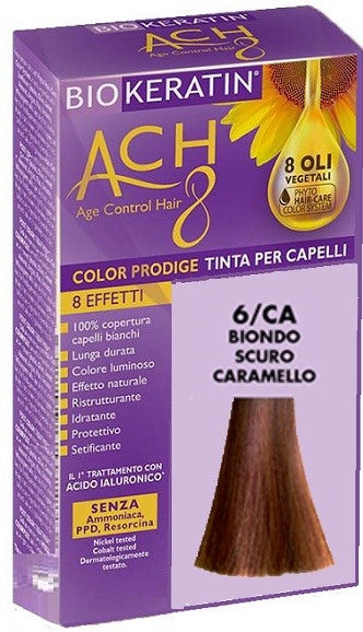 gdp general dietet pharma biokeratin ach8 color prodige 6ca biondo scuro caramello biokeratin ean 8057742221301