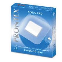 safety garza compressa prontex aqua pad 10x8cm 5 pezzi prontex