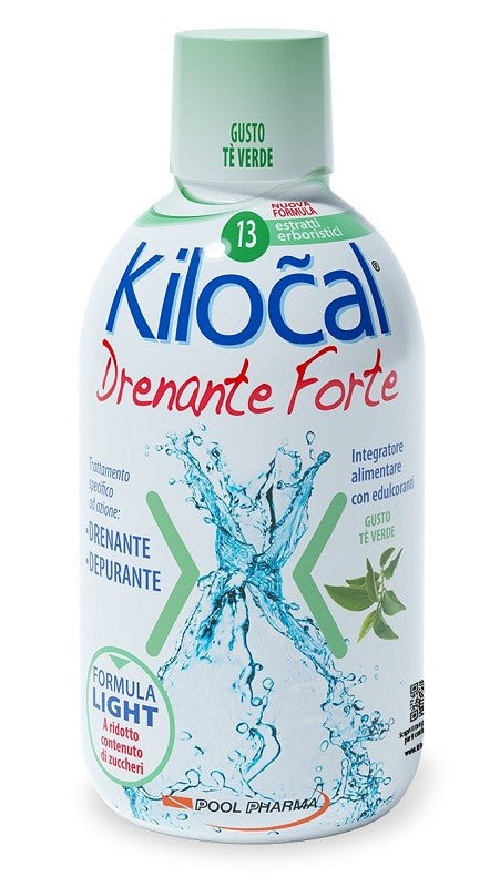 pool pharma kilocal drenante forte the verde 500 ml kilocal