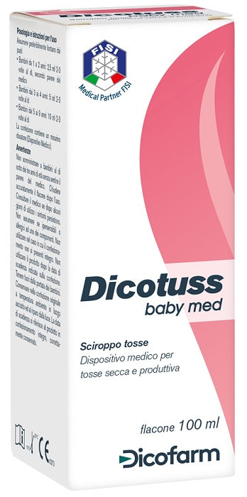 dicofarm dicotuss baby med flacone 100 ml dicofarm
