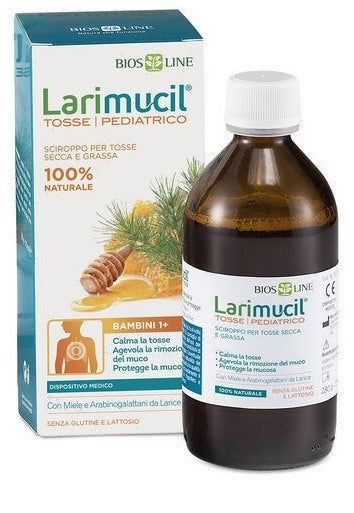 bios line larimucil tosse pediatrico 1 sciroppo 175 ml ce 0426 230 g larimucil ean 8030243010810