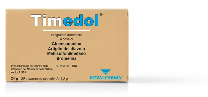 revalfarma timedol 20 compresse rivestite ean 8059482860086