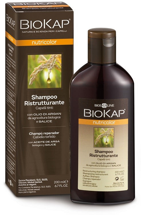 bios line biokap nutricolor shampoo ristrutturante 200 ml biokap ean 8030243005144