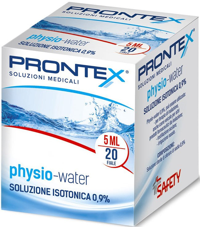 safety soluzione fisiologica prontex physio isotonic 20 fiale da 5 ml prontex