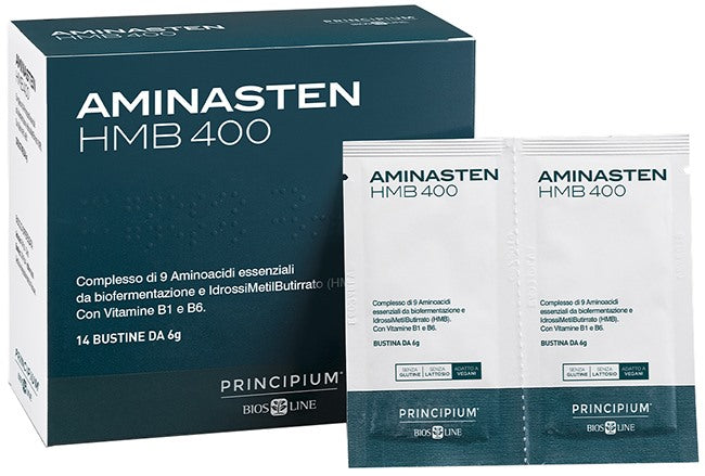 bios line principium aminasten hmb400 14 bustine 6 g principium ean 8030243034250