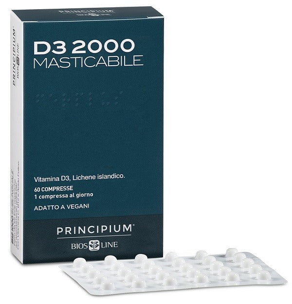 bios line principium d3 2000 masticabile 60 compresse principium ean 8030243026569