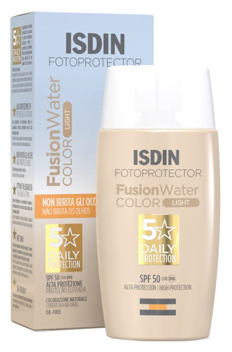isdin fusion water color light 50 ml isdin ean 8429420231511