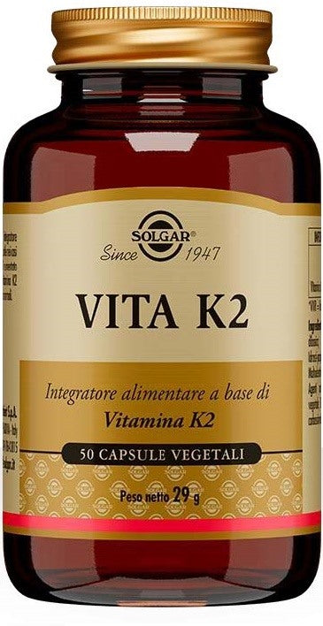 solgar italia vita k2 50 capsule vegetali solgar ean 0033984010451