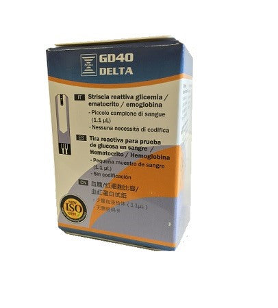 bruno farmaceutici strisce misurazione glicemia bruno gd40 delta 25 pezzi bruno farmaceutici