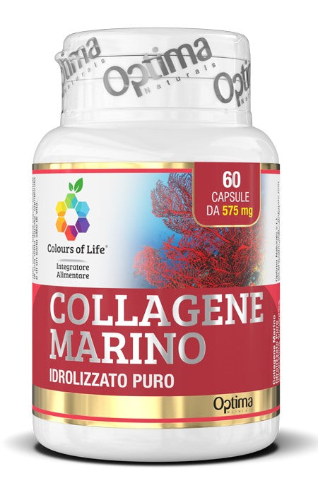 optima colours of life collagene marino idrolizzato puro 60 capsule 575 mg colours of life ean 8052432435716