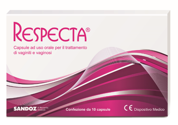 tetis pharma respecta 10 capsule ad uso orale per vaginiti e vaginosi sandoz