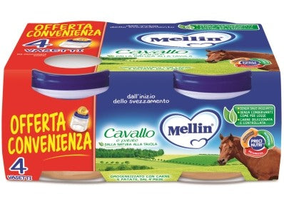 mellin mellin omogeneizzato cavallo 4 x 80 g mellin ean 5900852032233