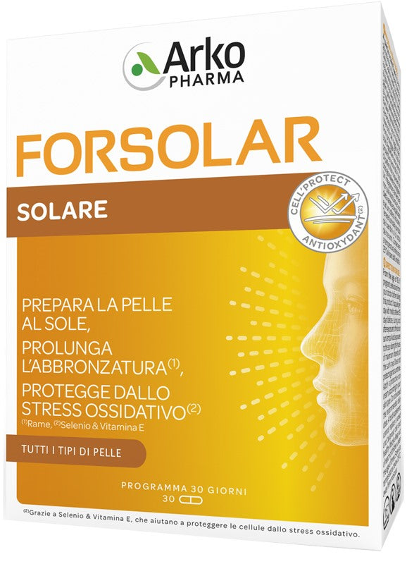 arkofarm forsolar solare 30 perle arkofarm ean 3578830152130