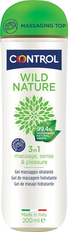 lifestyles healthcare control wild nature massage gel massaggio 3 in 1 200 ml artsana ean 8058664099849