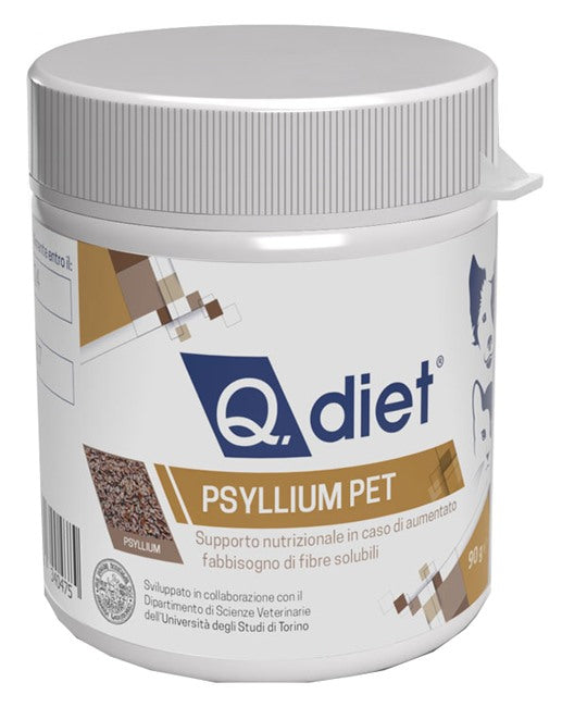 vet paraf q diet psyllium pet polvere 90 g q vet ean 8056389340475