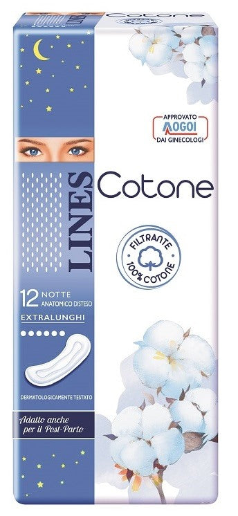 fater femcare lines cotone non ultra notte distesi 12 pezzi lines ean 8001480054554