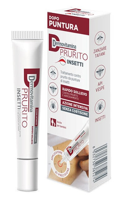 pasquali dermovitamina dermovitamina prurito insetti dopo puntura rapido sollievo azione intensiva senza cortisone 15 ml dermovitamina ean 8032738385274
