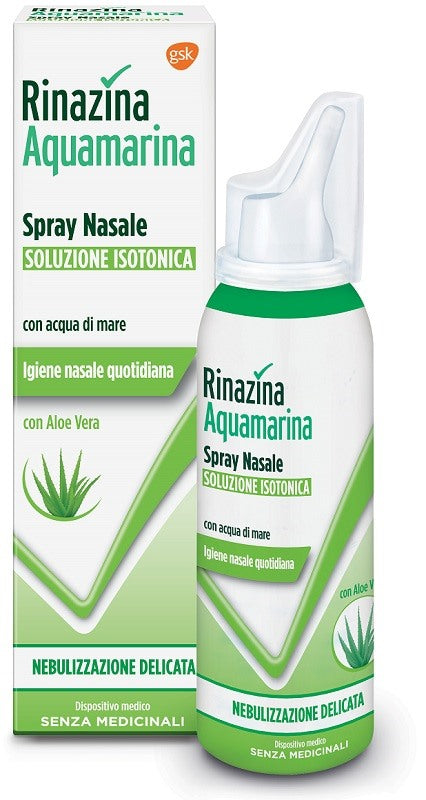 haleon italy rinazina aquamarina isotonica aloe spray nebulizzazione delicata 100 ml rinazina ean 5054563908179