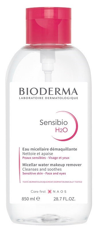 bioderma promo sensibio h2o 850 ml pump bioderma ean 3701129801642
