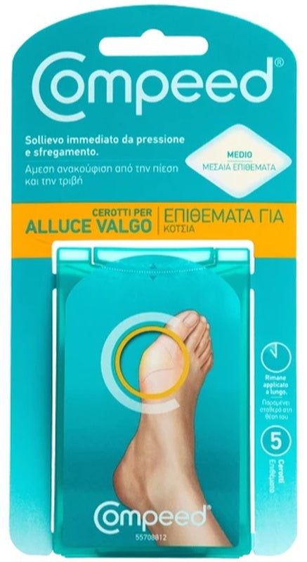 perrigo hra compeed cerotti per alluce valgo 5 pezzi compeed ean 3663555001938