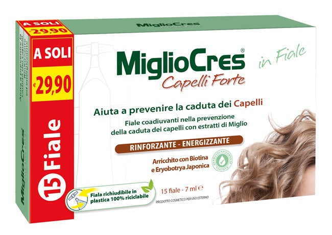 ff migliocres capelli forte 15 fiale x 7 ml ff ean 8030936000210