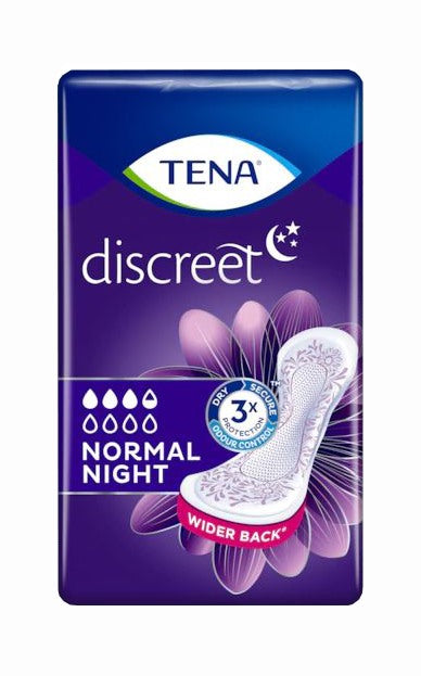 essity assorbente tena discreet normal night 10 pezzi tena ean 7322541185392