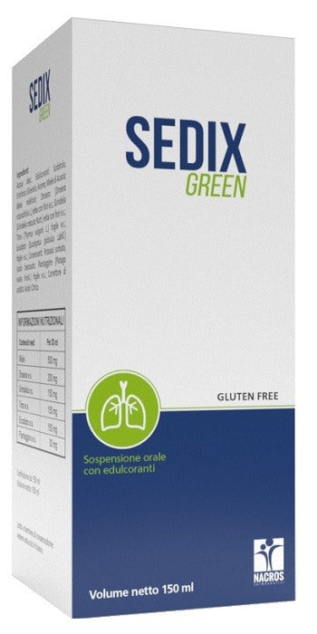 nacros sedix green 150 ml nacros ean 8058697510175