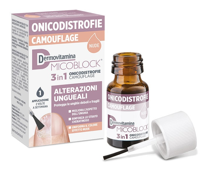 pasquali dermovitamina dermovitamina micoblock 3 in 1 onicodistrofie camouflage 8 ml nude dermovitamina ean 8032738385878