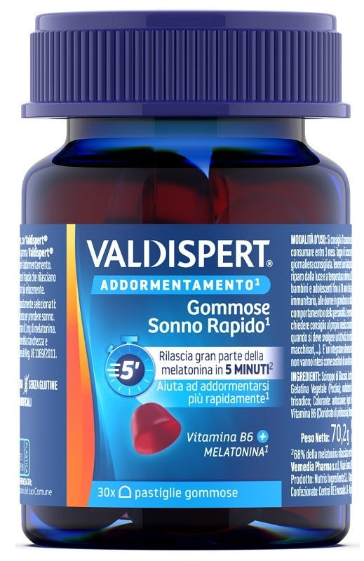 cooper valdispert gommose sonno rapido 30 pastiglie gommose valdispert ean 8711744053499