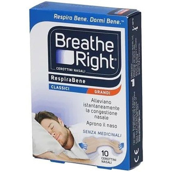 efas cerotti nasali breathe right classici grandi 10 pezzi ean 810071800504