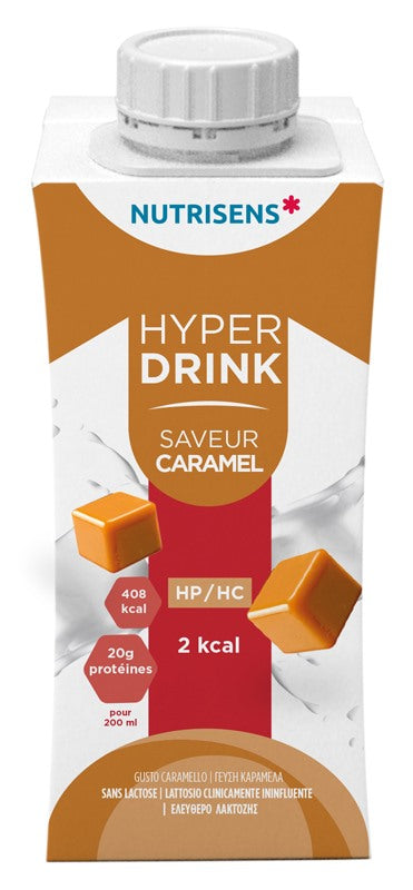 pharmaelle hyperdrink 2kcal caramello 4x200 ml nutrisens ean 3701052009580