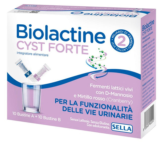 sella biolactine cyst forte 10 bustine biolactine ean 8032632602200