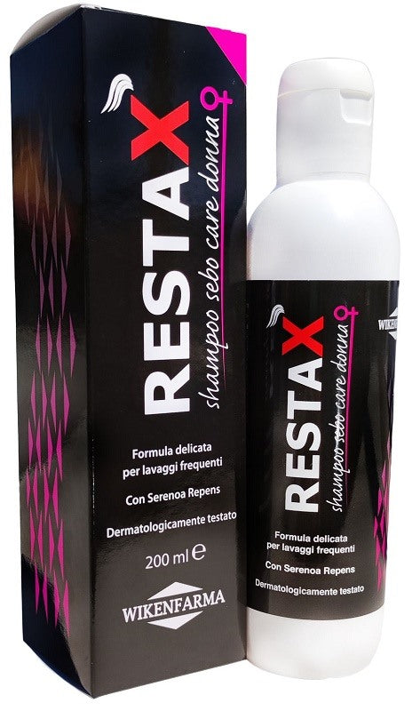 wikenfarma restax shampoo sebo care donna 200 ml wikenfarma